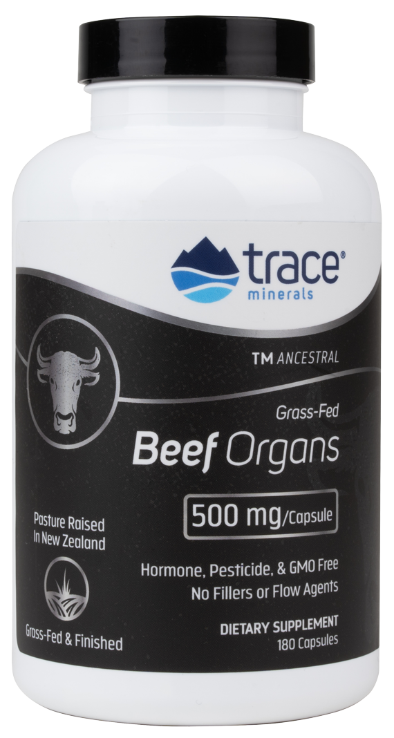 Beef Organs 500 mg 180 Capsules